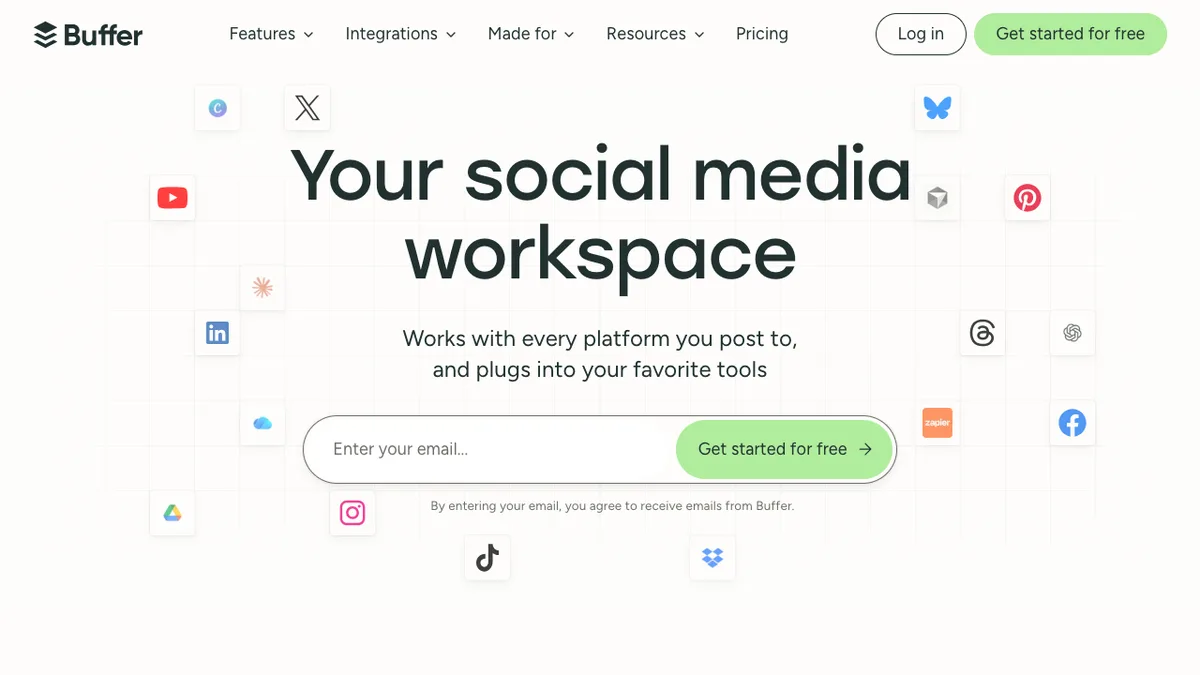 Buffer AI Assistant Workspace Live Preview