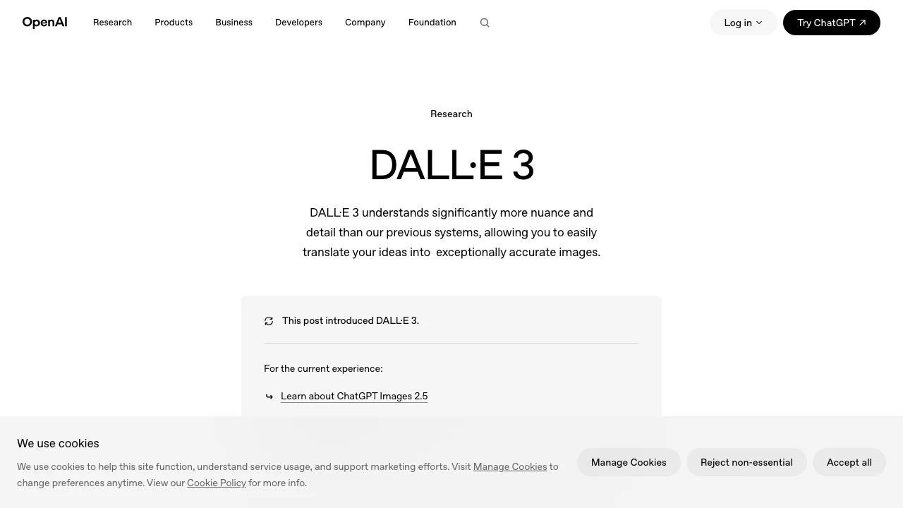 DALL-E 3 Free AI Interface & Workspace
