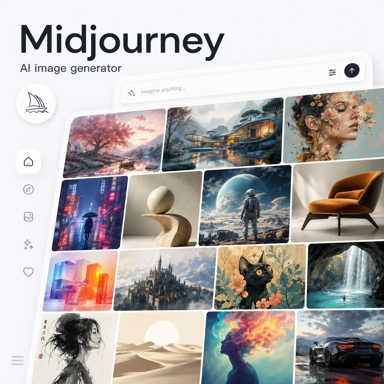 Midjourney interface demo