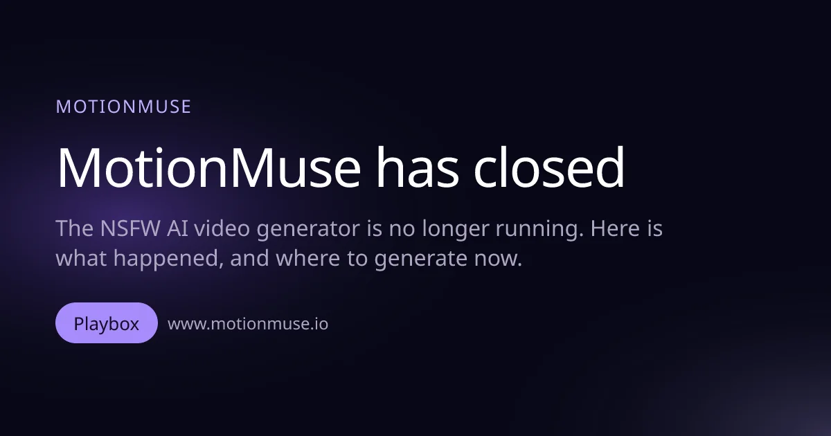 MotionMuse Free AI Tool Interface & Workspace