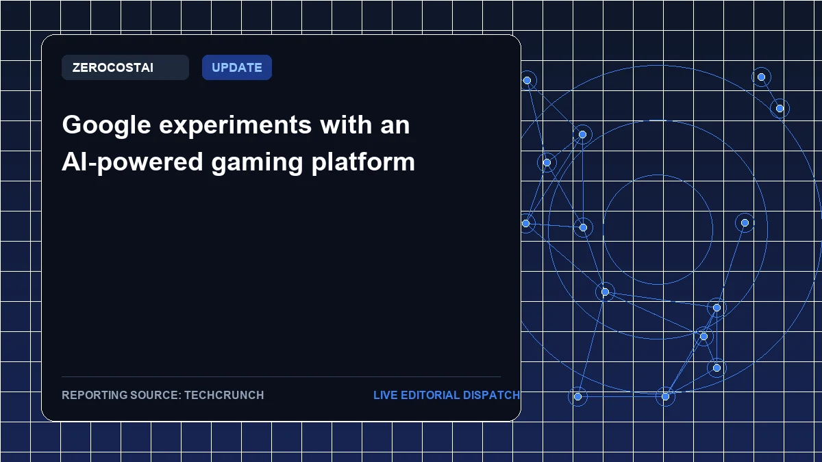 Google experiments with an AI-powered gaming platform