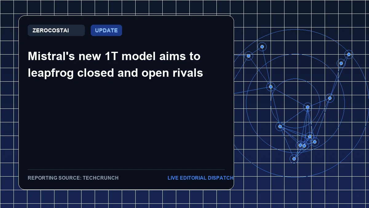 Mistral's new 1T model aims to leapfrog closed and open rivals