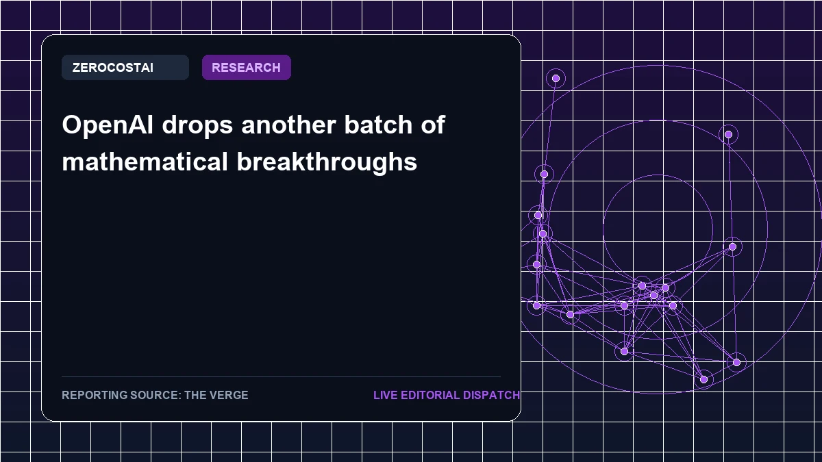 OpenAI drops another batch of mathematical breakthroughs