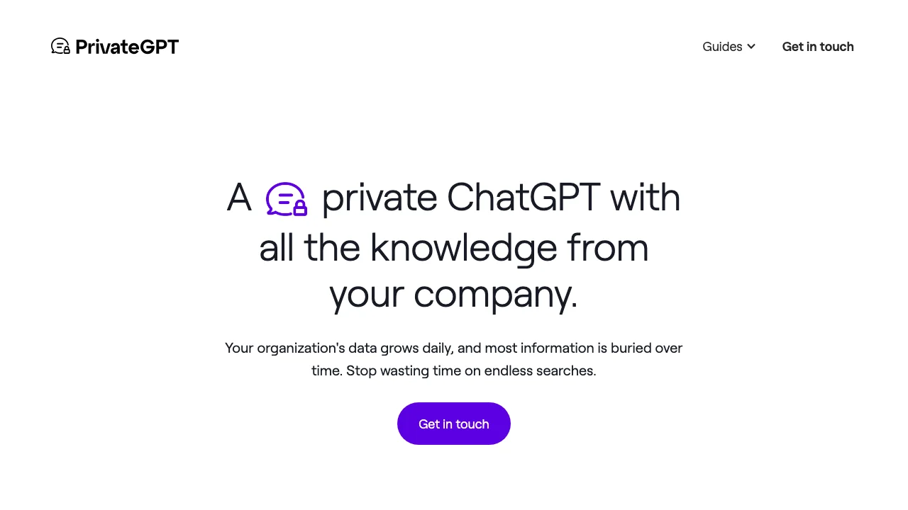 PrivateGPT Free AI Interface & Workspace